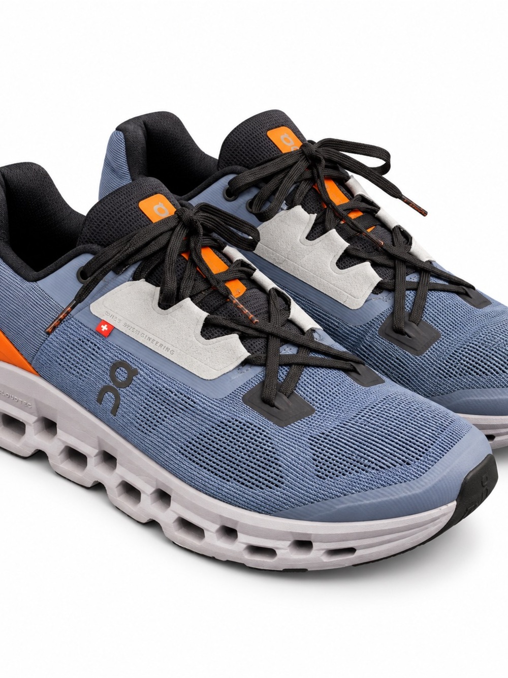 On Running Cloudstratus 2 Men’s Running Shoes Blue Orange US 12.5